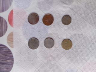 Monedas antiguas variadas