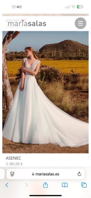 Vestido de Novia Maria Salas ASENEC