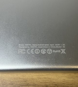 Tablet Yestel X2 Android 10 Argento