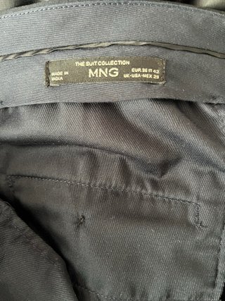Traje Mango azul oscuro (chaqueta+pantalón)