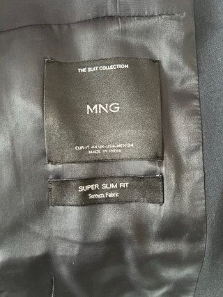 Traje Mango azul oscuro (chaqueta+pantalón)