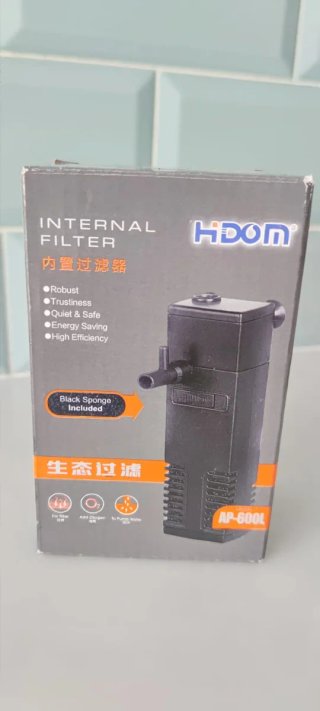 Filtro Acquario 600L/H 8W HIDOM AP-600L per pesci/tartarughe