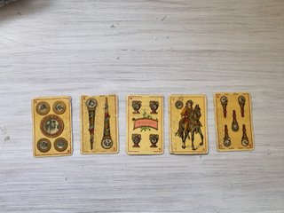 Cromos antiguos baraja española