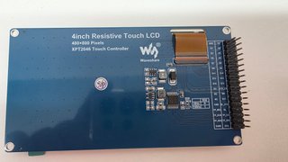 Waveshare LCD táctil 4" 480×320 para Raspberry Pi