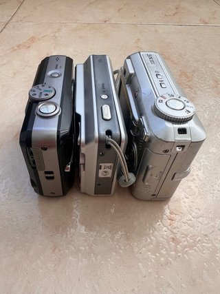 Lote 3 Cámaras Kodak, Samsung, Sony