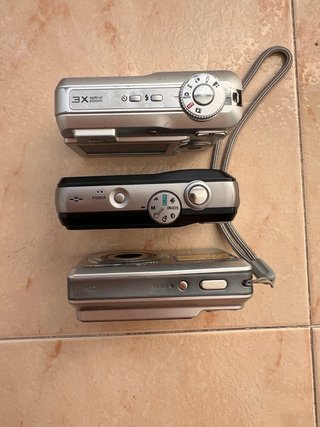 Lote 3 Cámaras Kodak, Samsung, Sony