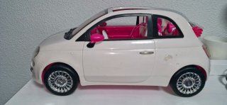 Coche Barbie Rosa y Blanco