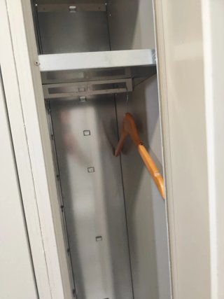 Tres taquillas metálicas