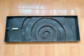 Cuadro Decorativo Metal Espiral