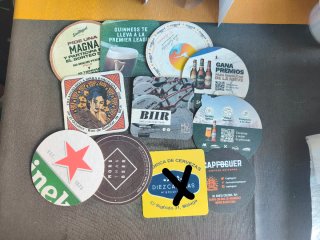 10 Posa Bicchieri Vari Cerveza
