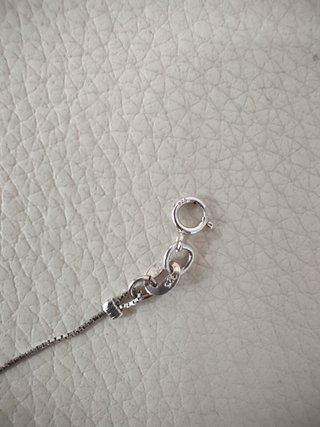 Cadena plata 40cm con colgante corazón turquesa