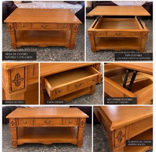 Comedor completo madera maciza provenzal