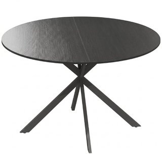 Mesa de comedor redonda estilo industrial
