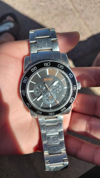 Reloj Boss Negro y Plateado