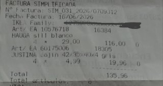 ¡NUEVAS! Juego de 4 Sillas Ikea HAUGA con Cojín