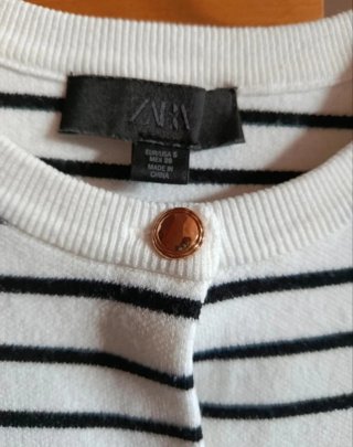 CHAQUETA PUNTO RAYAS