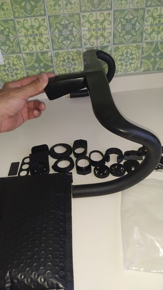 Manillar Carbono Carretera + Accesorios