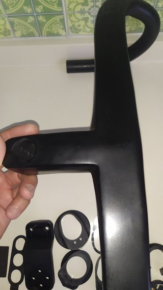 Manillar Carbono Carretera + Accesorios