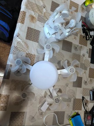 Ventilador de techo con luz