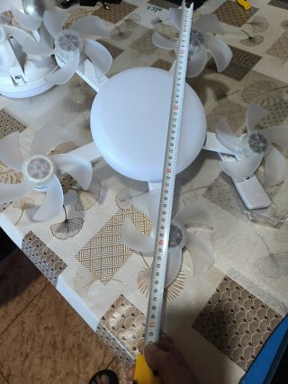 Ventilador de techo con luz