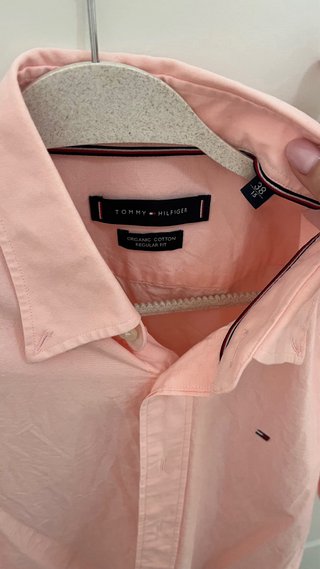 Camisa Tommy Hilfiger rosa Talla M perfecto estado