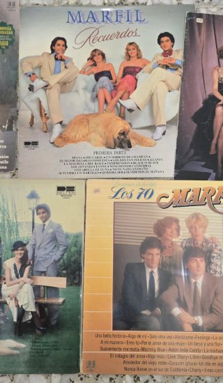 Lote 5 Vinilos Marfil Nacional Pop