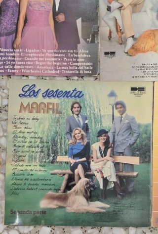 Lote 5 Vinilos Marfil Nacional Pop