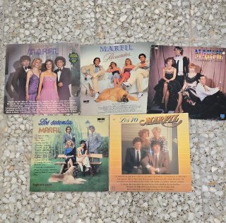 Lote 5 Vinilos Marfil Nacional Pop