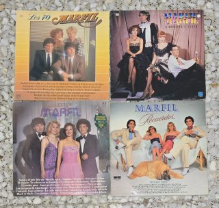 Lote 5 Vinilos Marfil Nacional Pop