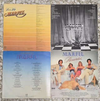 Lote 5 Vinilos Marfil Nacional Pop