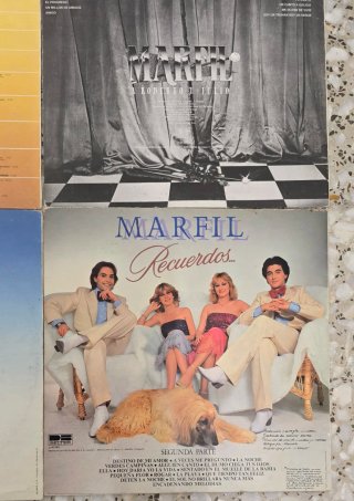 Lote 5 Vinilos Marfil Nacional Pop