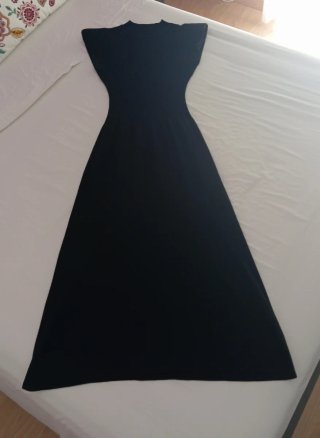 Vestido negro largo