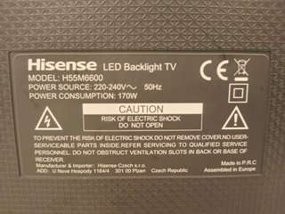 Hisense H55M6600 54.6 Smart TV 4k