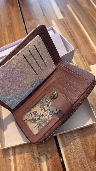 Cartera mujer estampada vintage