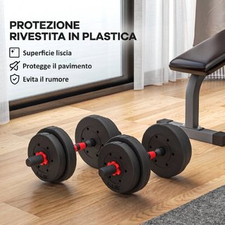 Conjunto de 2 Mancuernas Antideslizantes con 8 Dis