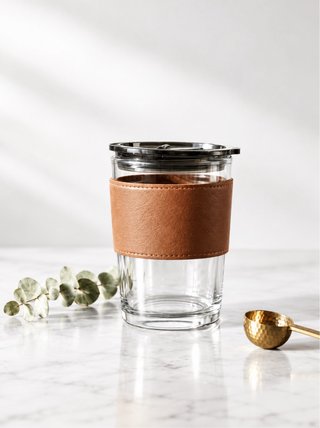 Vaso para café / bebidas calientes con protector
