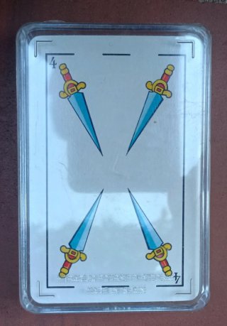 Baraja de Cartas Española 4 de Espadas