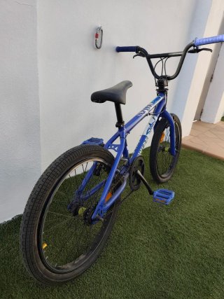 Bicicleta BMX 20 Niños Wipe 500 Azul