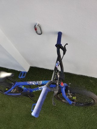 Bicicleta BMX 20 Niños Wipe 500 Azul