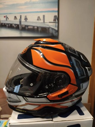 Casco Moto Shoei T-S con interlocutor