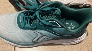Tenis Tenth Talla 42 Color Verde Azulado Blanco