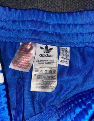 Pantalón Adidas Niño Talla M Azul