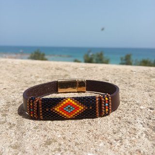 Pulseras para pareja, conjunto artesanal