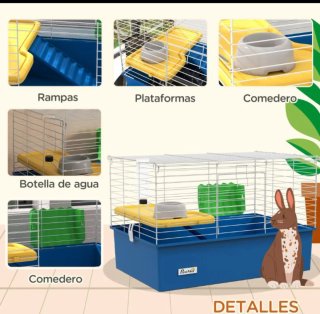 Jaula para hámster con accesorios