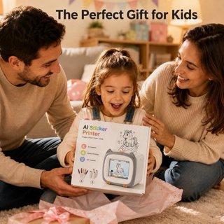 NUEVO! Impresora pegatinas IA Voz Control