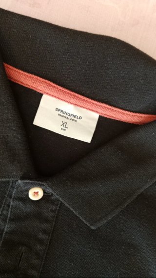 Polo Springfield Negro Talla XL