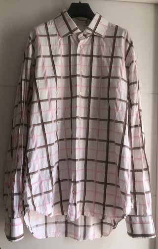 Camisa de cuadros hombre