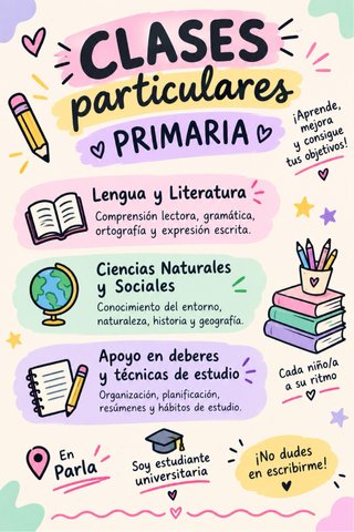 Clases particulares 12 €/H
