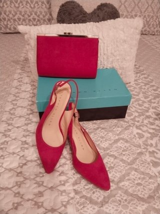 Conjunto Bolso y Zapatos STEPHEN ALLEN Rosa