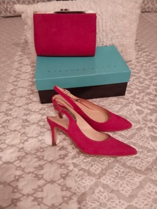 Conjunto Bolso y Zapatos STEPHEN ALLEN Rosa